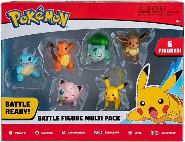 Jazwares Pokémon figurky Multipack 6 figurek