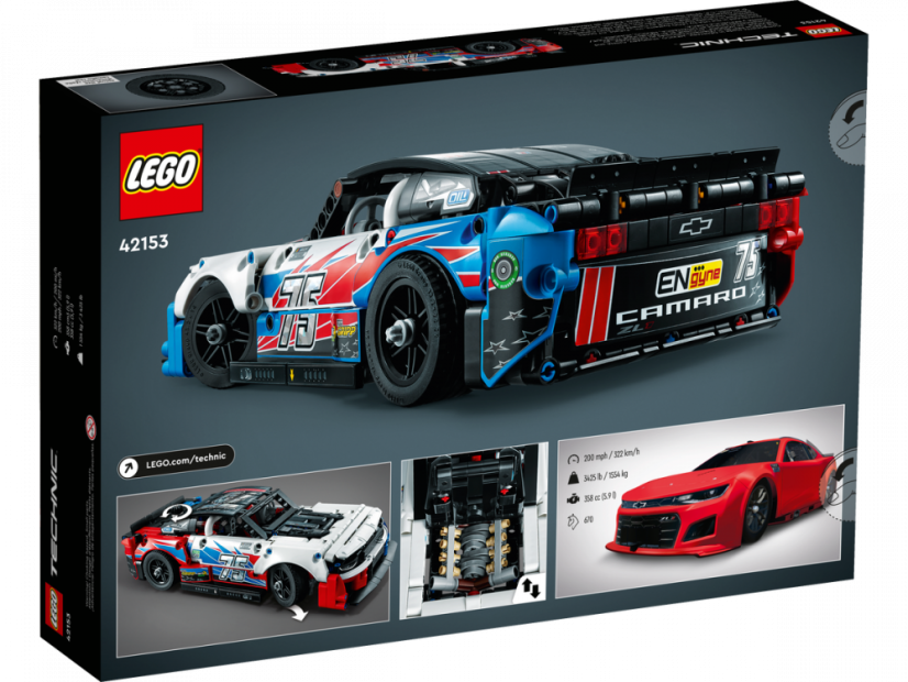 LEGO® Technic  42153 NASCAR® Nowy Chevrolet Camaro ZL1 z serii NASCAR®