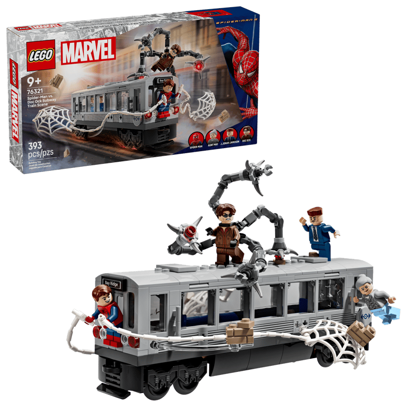 LEGO® Marvel 76321 Spider-Man vs. Doc Ock Scéna v metru