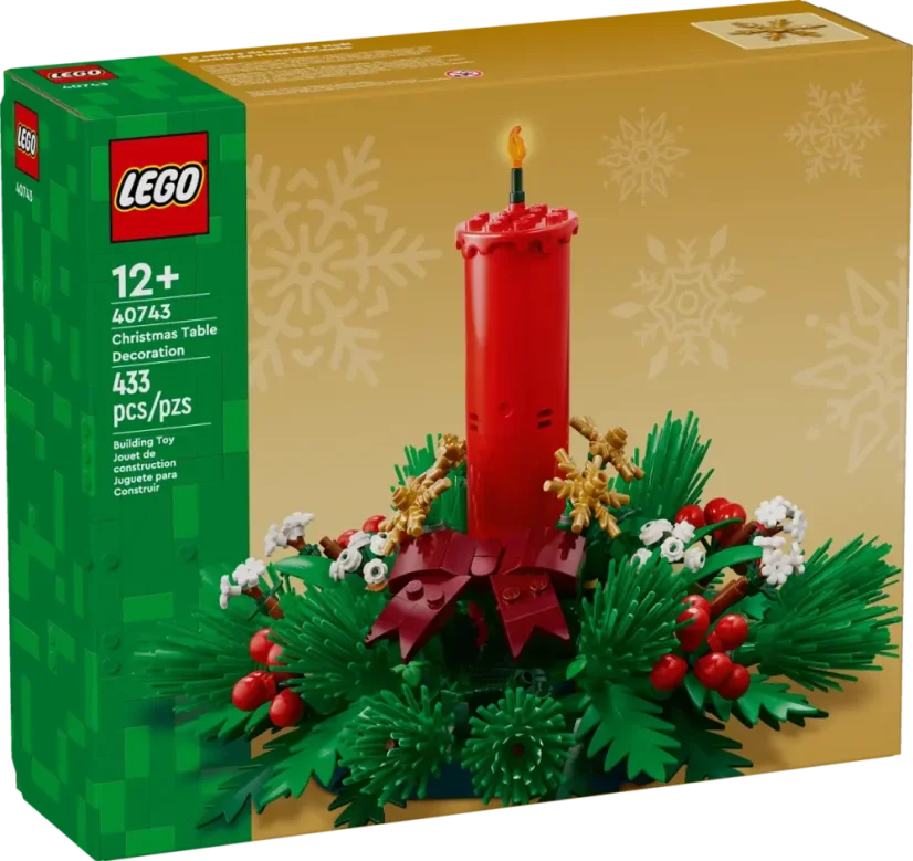 LEGO® 40743 Vánoční dekorace na stůl