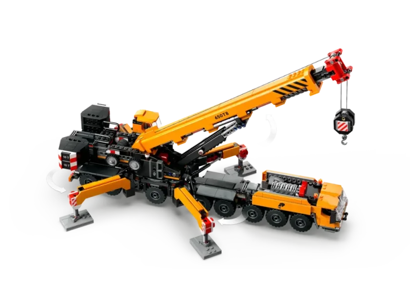 LEGO® City 60409 Žlutý pojízdný stavební jeřáb