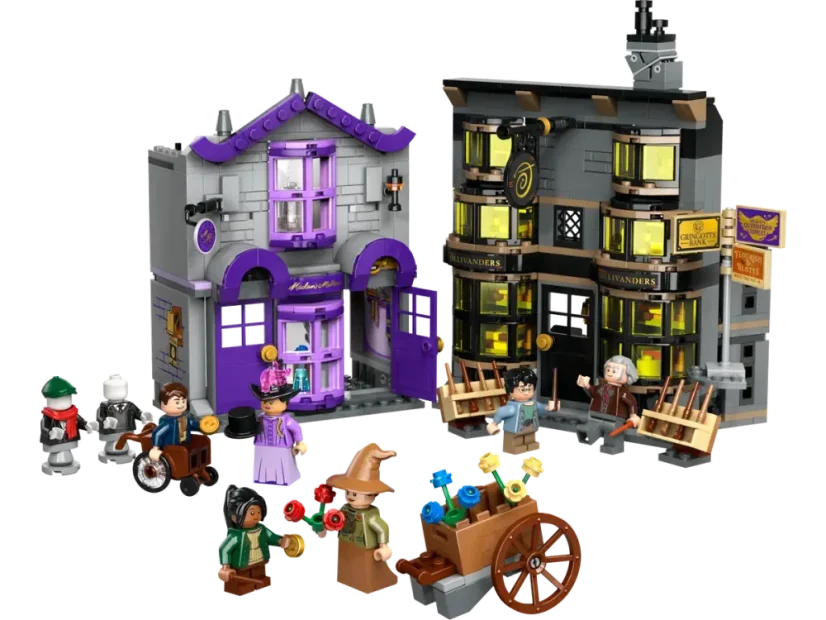 LEGO® Harry Potter™ 76439 Ollivanderův obchod a Obchod madame Malkinové