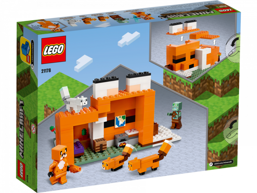 LEGO® Minecraft 21178 Siedlisko lisów