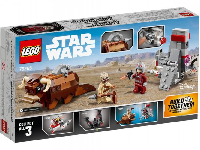 LEGO® Star Wars 75265 Mikrostíhačka T-16 Skyhopper™ vs. Bantha™