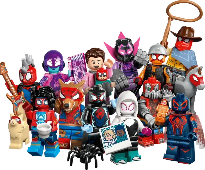 LEGO® Minifigures 71050 Spider-Man: Poprzez multiwersum -  cała seria - 12 szt.