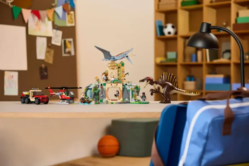 LEGO® Jurassic World 76976 Letecká mise se spinosaurem a quetzalcoatlem
