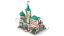 LEGO® Disney 43267 Hrad princezen a královští domácí mazlíčci
