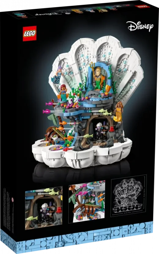 LEGO® Disney™ 43225 Královská škeble Malé mořské víly