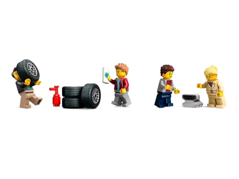 LEGO® City 60408 Kamión na prepravu áut so športiakmi