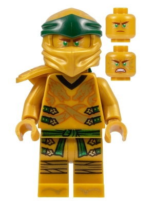njo584 Lloyd (Golden Ninja), Right Shoulder Armor, Pearl Gold Head - Legacy