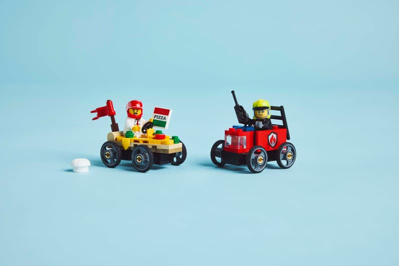 LEGO® City 60458 Pretekársky balíček: Rozvoz pizzy vs. hasičské auto