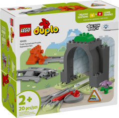 LEGO® DUPLO® 10425 Tunel i tory kolejowe — zestaw rozszerzający