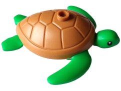 bb1320pb01 Sea Turtle with Black Eyes and Medium Nougat Shell Pattern