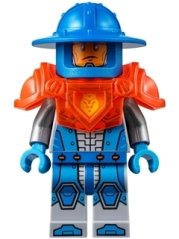 nex074 Royal Soldier / Guard - Trans-Neon Orange Armor