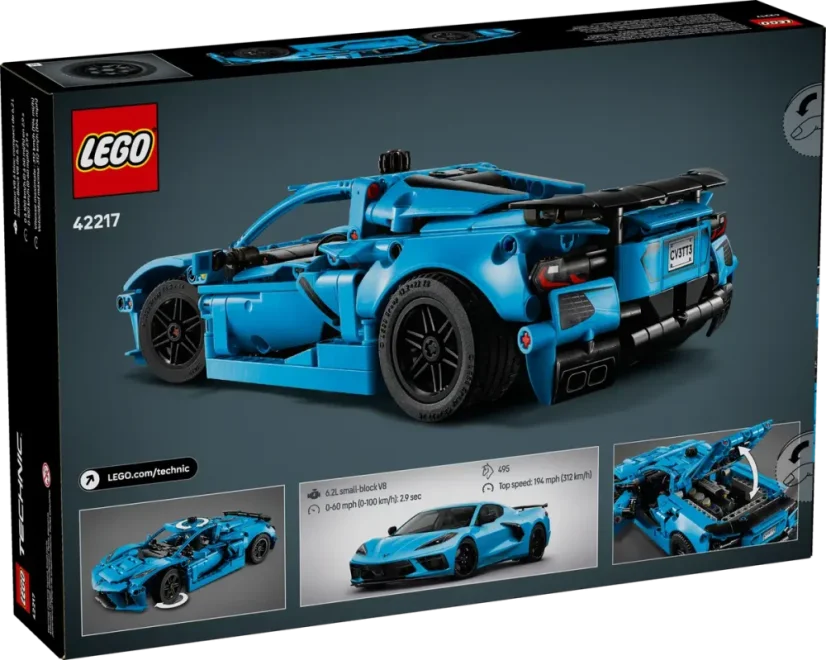 LEGO® Technic 42217 Modré auto Chevrolet Corvette Stingray