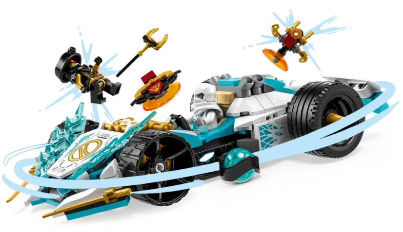 LEGO® NINJAGO® 71791 Smocza moc Zane’a — wyścigówka spinjitzu® Insiders: 225 225  Punkty LEGO® Insiders Produkt: 71791 71791 Produkt Ostatnie zestawy Smocza moc Zane’a — wyścigówka spinjitzu