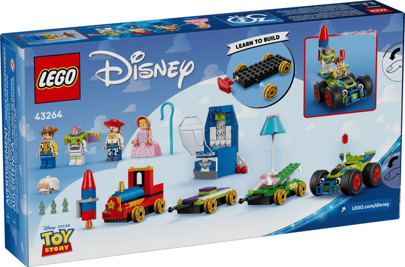 LEGO® Disney a Pixar 43264 Slávnostný vláčik a Autíčko z Toy Story