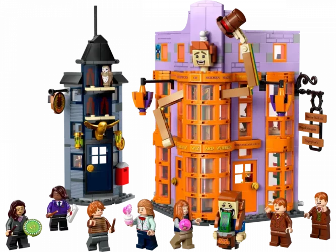 LEGO® Harry Potter™ 76422 Šikmá ulička: Vydarené výmysly Weasleyovcov