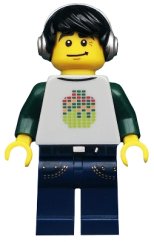 col124 DJ, Series 8 (Minifigure Only without Stand and Accessories)
