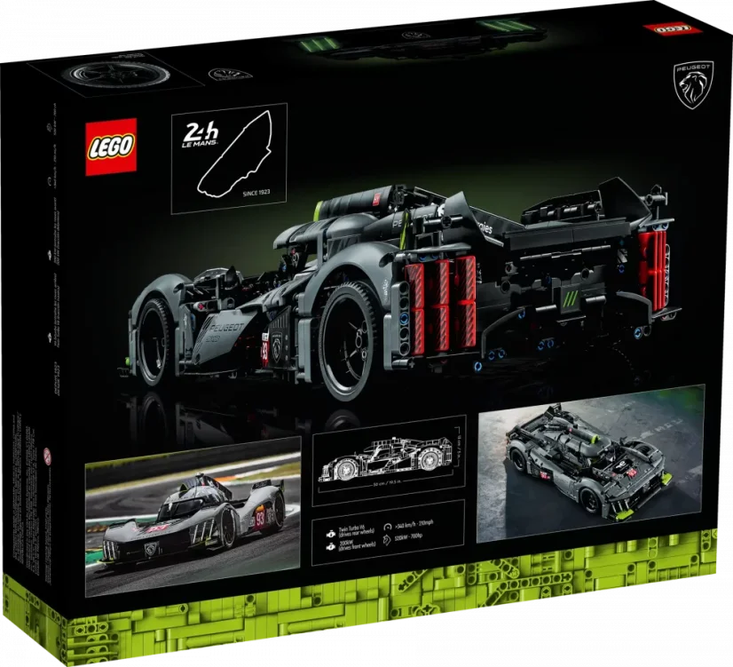 LEGO® Technic 42156 PEUGEOT 9X8 24H Le Mans Hybrid Hypercar