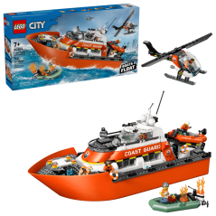 LEGO® City 60504 Coast Guard Rescue Boat & Helicopter