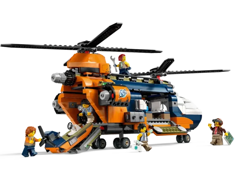 LEGO® City 60437 Helikoptéra na prieskum džungle v základnom tábore