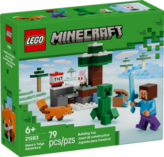 LEGO® Minecraft 21583 Przygoda Steve’a w tajdze