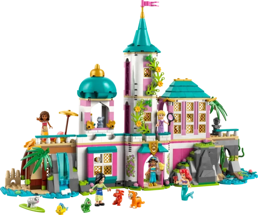 LEGO® Disney 43267 Hrad princezen a královští domácí mazlíčci