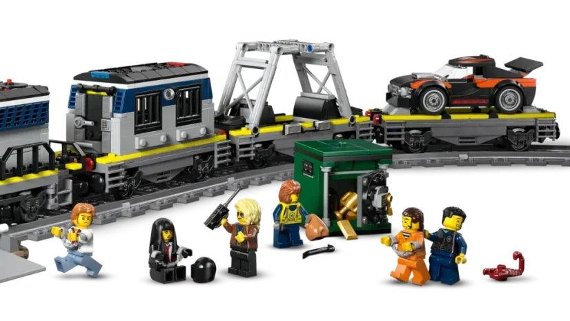 LEGO® City 60508 Loupež v policejním vlaku