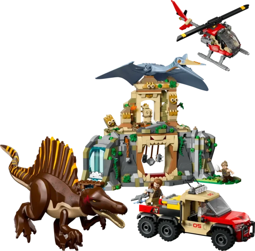LEGO® Jurassic World 76976 Letecká mise se spinosaurem a quetzalcoatlem