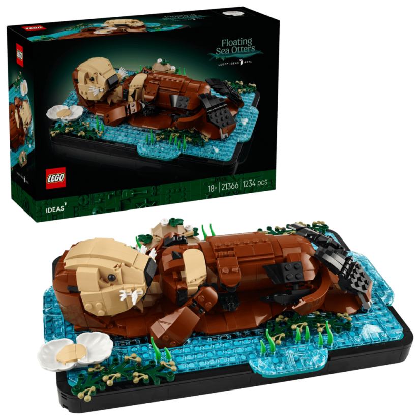 LEGO® Ideas 21366 Plavající mořské vydry