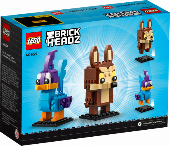 LEGO® BrickHeadz 40559 Road Runner a Wile E. Coyote