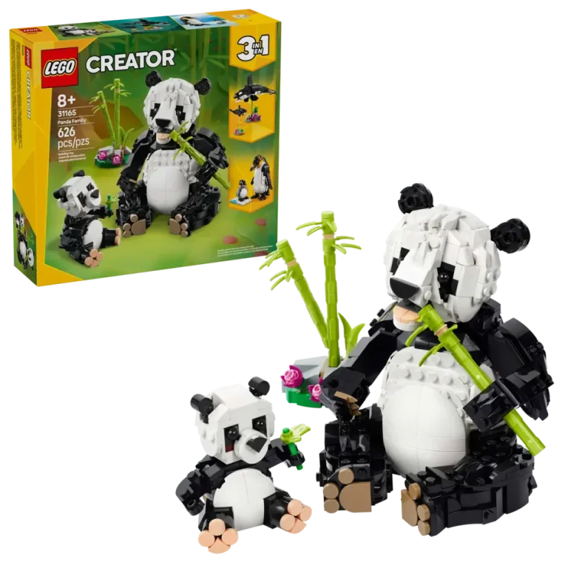 LEGO® Creator 31165 Divoká zvířata: Pandí rodinka