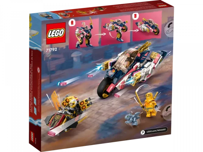 LEGO® NINJAGO® 71792 Mech Sory zmieniający się w motocykl wyścigowy