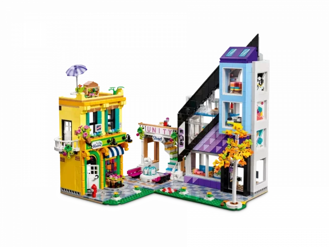 LEGO® Friends 41732 Kvetinárstvo a dizajnérske štúdio v centre mesta