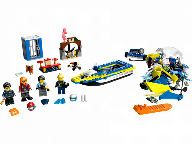 LEGO® City 60355 Misia detektíva pobrežnej stráže