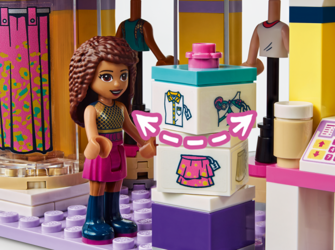 LEGO® Friends 41427 Emma a její obchod s oblečením