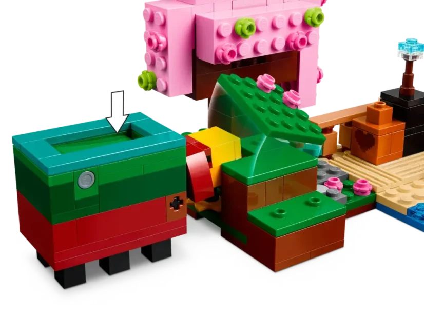 LEGO® Minecraft 21260 Zahrada s rozkvetlými třešněmi
