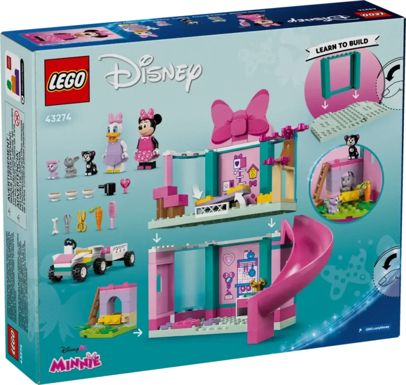LEGO® Disney 43274 Minnie a hotel pro domácí mazlíčky