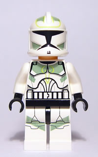 sw0298 Clone Trooper (Phase 1) - Sand Green and Lime Markings, Large Eyes