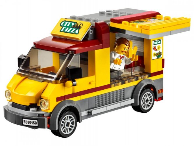 LEGO® City 60150 Dodávka s pizzou
