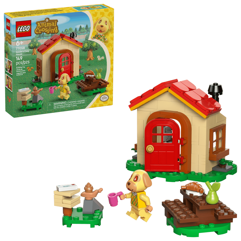 LEGO® Animal Crossing™ 77058 Goldie a jej útulný domček