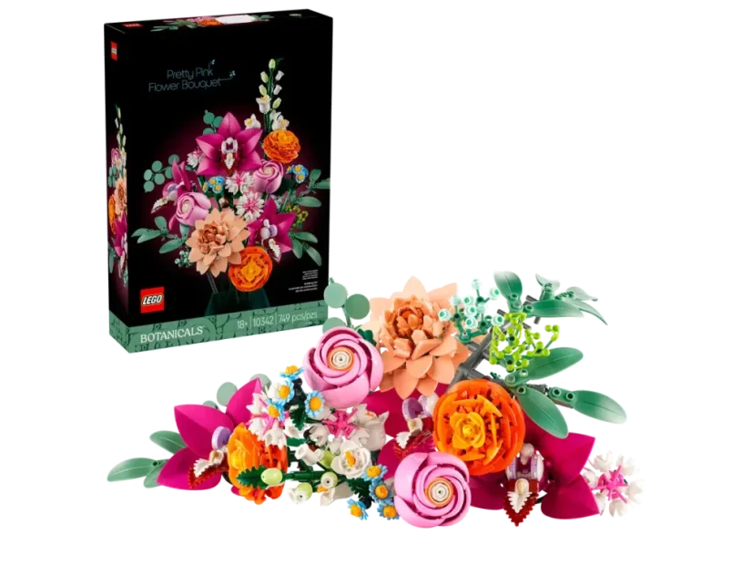 LEGO® Botanicals 10342 Krásná kytice růžových květin