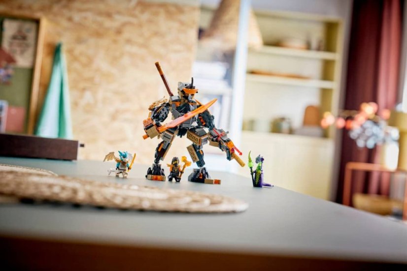 LEGO® NINJAGO® 71854 Cole's Mission Mech & Dragon Zane