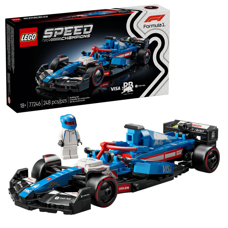 LEGO® Speed Champions 77246 Pretekárske auto Visa Cash App RB VCARB 01 F1®