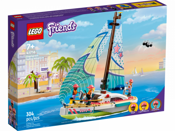 LEGO® Friends 41716 Stephanie i przygoda pod żaglami