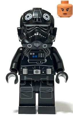 sw1260 Imperial TIE Fighter / Interceptor Pilot - Female, Nougat Head
