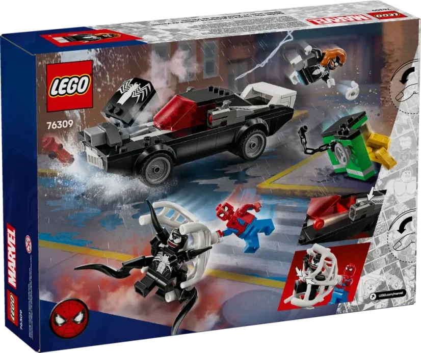 LEGO® Marvel 76309 Spider-Man vs. Venomův výkonný sporťák