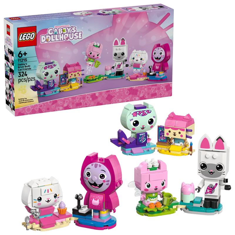 LEGO® Gabby’s Dollhouse 11215 Koci przyjaciele Gabi z klocków