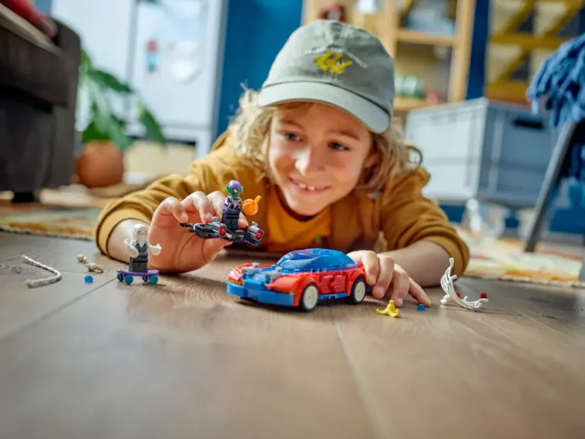 LEGO® Marvel 76279 Spider-Manovo pretekárske auto a Venomov Zelený goblin